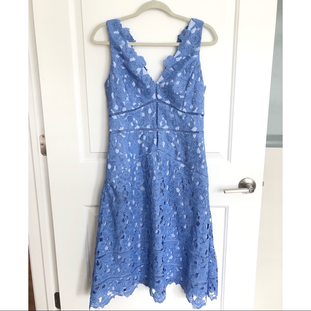 Vineyard Vines Blue Lace Dress Size 6